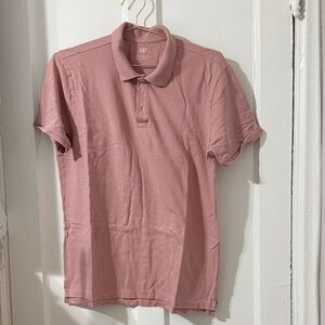 GAP Men's Soft Rose Polo Shirt